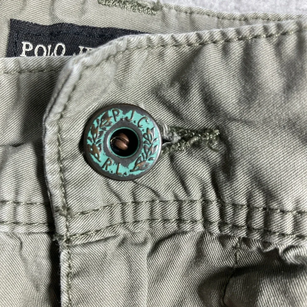 Polo Shorts Mens 34 Olive Green Cargo 12 in Inseam‎ Military Surplus Gorpcore